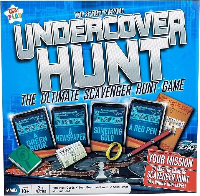 Kids Play - Activity Undercover Hunt Game - Family Board Games - Ages 10+ - Image 1 of 3