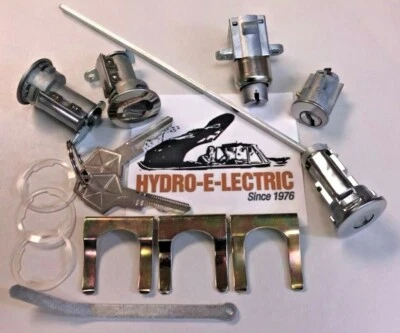 NOVO 1966-1968 Plymouth Satellite/GTX conjunto de trava de ignição, porta, porta-malas e caixa de luvas - Imagem 1 de 4