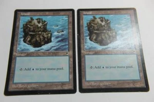 MTG Island x2- -Tempest-Lightly Played - Picture 1 of 1