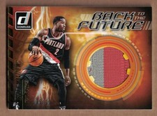 2016-17 DONRUSS BACK TO THE FUTURE MATERIALS PRIME #10 WESLEY MATTHEWS #6/10