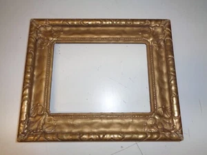 Vintage Arts & Crafts geformter HOLZ BILDERRAHMEN - Bild 1 von 6