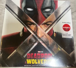 Deadpool And Wolverine Limited 2xLP Translucent Yellow Vinyl + Poster SEALED - Picture 1 of 3