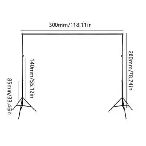10ft Photography Background Support w/storage bag BARGAIN PRICE - Picture 1 of 1