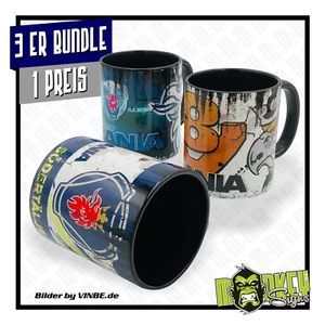 3er Set Vintage Becher LKW Scania Greif - Retro Tasse ideales Geschenk Trucker - Bild 1 von 1
