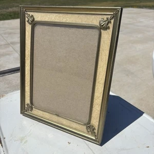 Vintage Hollywood Regent Brass Picture Frame Fits 8x10” Home Decor Matte w Easel - Picture 1 of 9