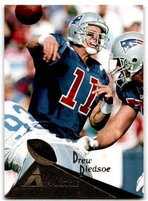 1994 Pinnacle Drew Bledsoe New England Patriots #92 - Image 1 of 2