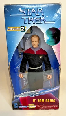 1997 PLAYMATES STAR TREK 9" Inch Lt. Tom Paris Action Figure  vintage - Image 1 of 3