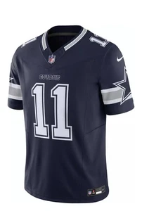 Camiseta deportiva limitada Nike para hombre Dallas Cowboys Micah Parsons #11 Vapor F.U.S.E.Navy L - Imagen 1 de 5