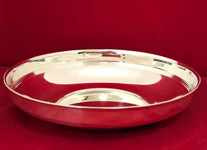 Tiffany & Co. Sterlingsilber Schüssel, Hersteller 1398, 9" Durchmesser x 1-7/8" hoch - Bild 1 von 6