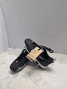 Nike Force Trout 9 Keystone Black White Baseball Cleats Youth FB9731-001 Sz 4.5Y - Picture 1 of 6