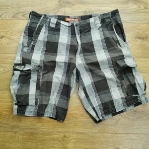 Pantalones Cortos Carga Lee Peto Para Hombres W38 Cuadros Utilidad Ejército Militar Aire Libre Senderismo - Imagen 1 de 9