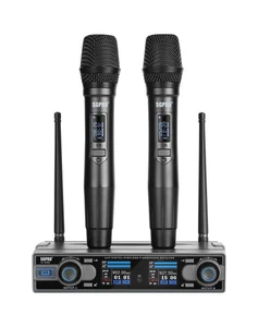 Dual Handheld Wireless Microphone System 262Feet 90 Preset UHF Frequencies, B... - Bild 1 von 8