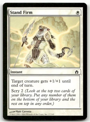 Stand Firm Fifth Dawn MTG Lightly Played - Image 1 of 2