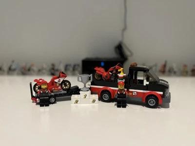 LEGO City: Transportador de bicicletas de carreras (60084) Juego 100% completo con manual. Foto 1 de 4