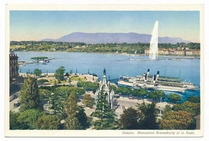 Brunswick Monument and Harbor Geneva Switzerland Monument Brunschwig et la Rade - Foto 1 di 2