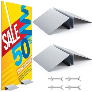 Blulu 2 Stück Display Ständer passt 12" breit bis 72" hoch Schaumstoffplatte & Acrylglas - Bild 1 von 2