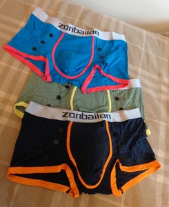 3 Paar Herren große Beutel Trunks Viskose Bambus niedrige Leibhöhe ohne Etikett weich XL NEU - Bild 1 von 7