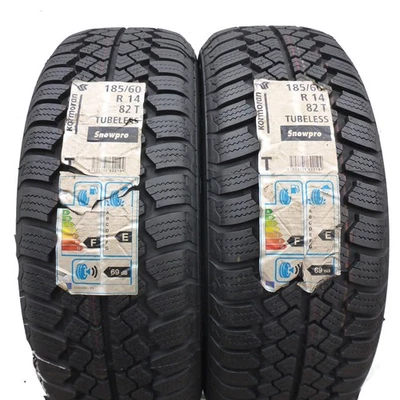 185 60 14 2 x KORMORAN 185/60 R14 82T Snowpro Winterreifen 2016 UNGEBRAUCHT - Bild 1 von 4