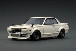 Ignition Model 1/43 Nissan Skyline 2000 Gt-R Kpgc10 Semi Works White Resin - Picture 1 of 4