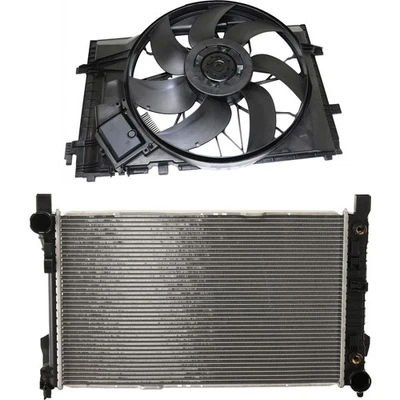 Cooling Fans Assembly for MB Mercedes C Class Mercedes-Benz C230 C350 C280 C240 - Image 1 of 4