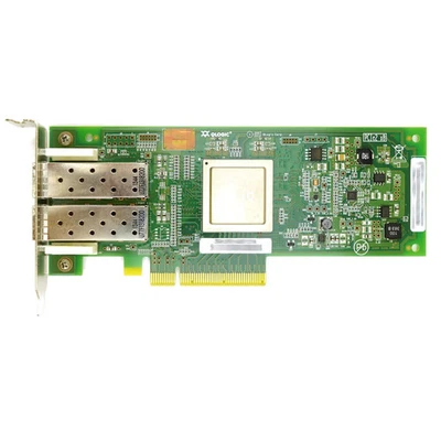 Qlogic QLE2562 Dual Port SFP+ - 8Gbps Low Profile PCIe-x8 HBA Card - Image 1 of 2