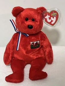 Ty Beanie Babies “Wales European Bear” UK Exclusive MWMT - Picture 1 of 9