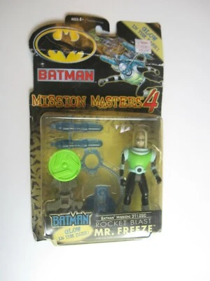 2002 Batman Mission Masters 4 Glow in the Dark Rocket Blast Mr. Freeze MOC BIS - image 1 of 4
