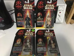 Star Wars The Phantom Menace Episode 1 Obi-Wan Kenobi, Darth Maul Qui-Gonn Jinn - Picture 1 of 6