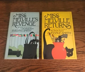 Evelyn E. Smith Books Miss Melville Returns and Miss Melville Revenge HC with DJ - Picture 1 of 7