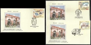 3 special covers Letter Box Postman Mail Van motor vehicle India postal post - Picture 1 of 1
