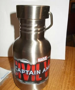 CONTENEDOR DE BEBIDAS DE ACERO INOXIDABLE DISNEY CAPITÁN AMÉRICA MUY BONITO UNO NUEVO 8 OZ - Imagen 1 de 2