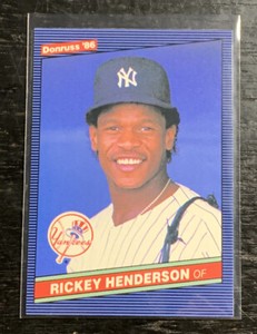 RICKEY HENDERSON 1986 Donruss #51 New York Yankees