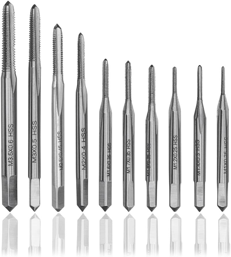 Set Maschi Per Filettatura BAER HSSG Da M3 A M12 - Per Fori Ciechi E Lavorazioni Di Precisione - Foto 4