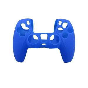 Silicone Grip Blue Case Non Slip Cover For PS5 Controller Accessories - Picture 1 of 6