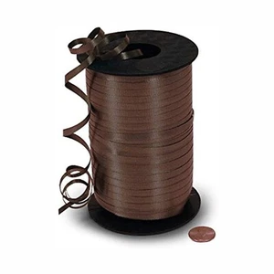 Brown Balloon Ties | Brown Curling Ribbon - Crimped - 3/16in.X500Yds (pm4435055) - Picture 1 of 1