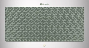 Tapis de souris Dandy grand tapis de bureau de jeu épais lourd extensible 34,5 x 15,7 pouces - Photo 1/5
