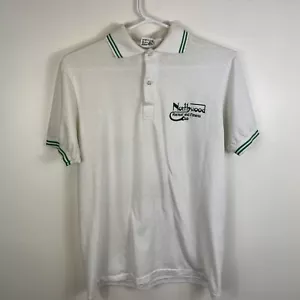 Vintage Northwood Racquet And Fitness Polo Shirt Adult Sz M Made in USA - Picture 1 of 15