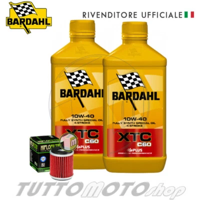 BARDHAL - HIFLO Tagliando YAMAHA WR 125 X-R 4T 2009-2016 - Bardahl XTC 10W40 + Filtro olio