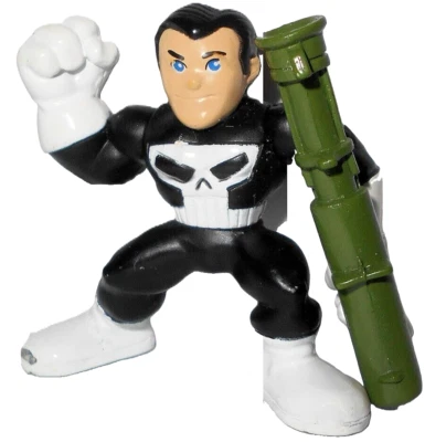 Marvel Universe Super Hero Squad PUNISHER battle for ny new york green bazooka - Image 1 of 4