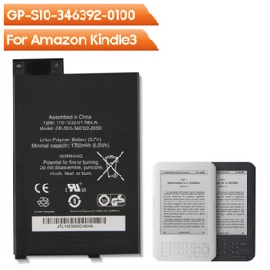 Batería GP-S10-346392-0100 para Amazon Kindle3 Kindle 3 S11GTSF01A D00901 1750mAh - Imagen 1 de 7