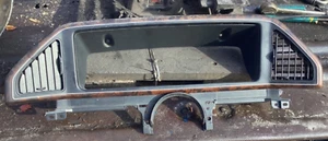 1989 Ford F150 Etc Dash Instrument Cluster Trim Bezel WOODGRAIN FINISH FLAKING - Picture 1 of 10