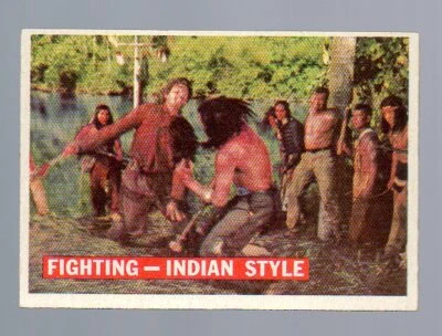 Davy Crockett - Card # 33 - TOPPS (1956) - Orange Back - Gray Center - Image 1 of 2