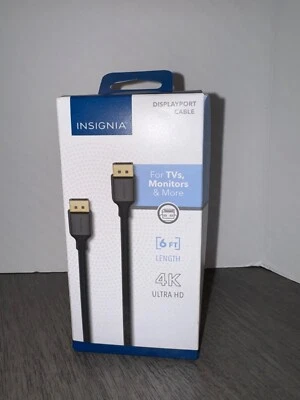 INSIGNIA DISPLAY PORT CABLE 6FT - Image 1 of 4