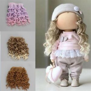 1/6 1/4 1/3  High-Temperature Curly Wigs Screw Periwig Toy Toupee Doll Hair
