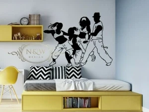 Dance Team Music Vinyl Decal Sticker Car Wall Window Kids Dancers Children - Picture 1 of 5