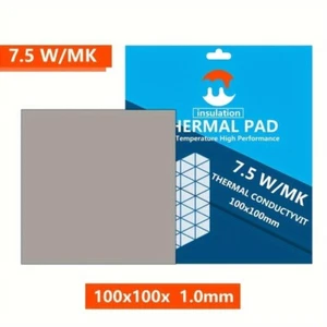 MJ Isulation Wärmeleitpad 7,5W/mk | (100x100x1,0mm) | Thermal pad - Bild 1 von 5