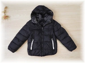 DKNY Jeans * dicke Winterjacke, Wende-Jacke Teddy Größe: 128 / 134 (8) - Bild 1 von 14
