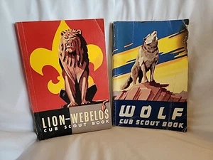 2 libros vintage de Cub Scout, Wolf, Lion-Webelos - Imagen 1 de 5