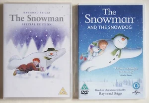 2 DVD BUNDLE / THE SNOWMAN & THE SNOWMAN AND THE SNOWDOG / RAYMOND BRIGGS / R2 - Foto 1 di 2