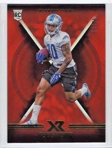 TEEZ TABOR 2017 Panini XR ROOKIE ORANGE parallel RC /75 #150 Lions - Image 1 of 1